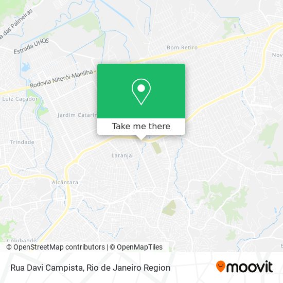 Rua Davi Campista map