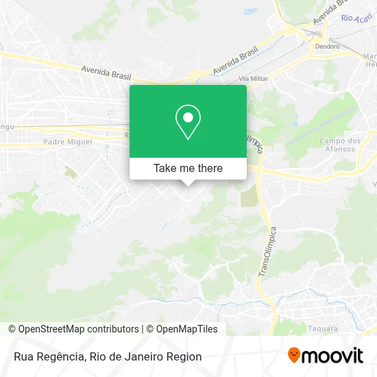 Rua Regência map