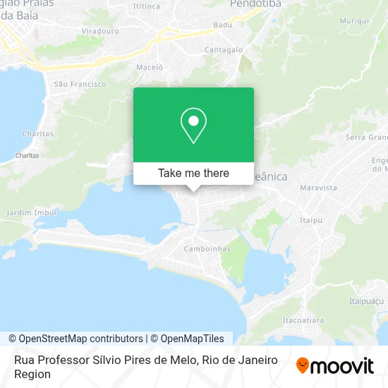 Rua Professor Sílvio Pires de Melo map