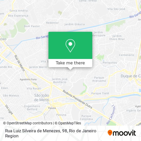 Mapa Rua Luiz Silveira de Menezes, 98