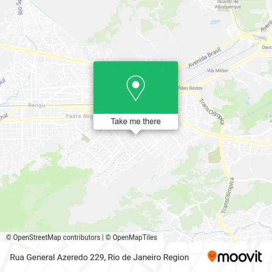Rua General Azeredo 229 map
