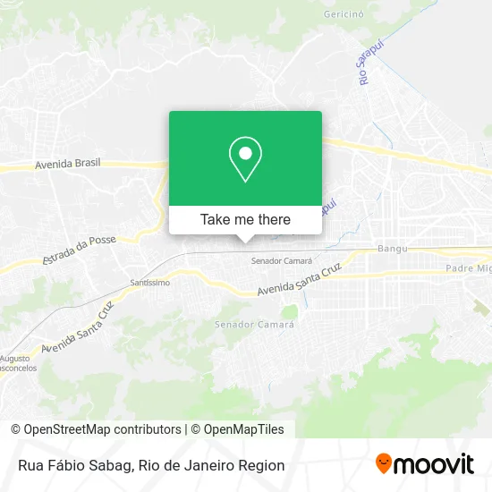 Rua Fábio Sabag map