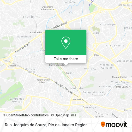 Rua Joaquim de Souza map