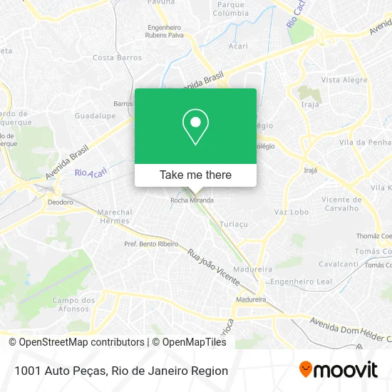 1001 Auto Peças map