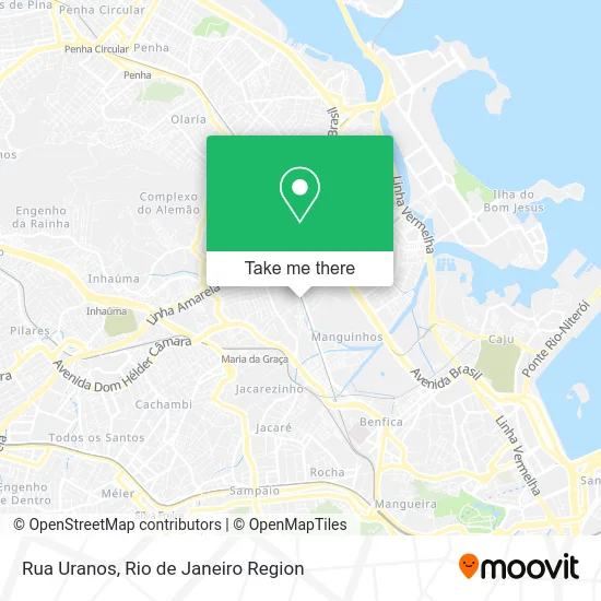 Rua Uranos map