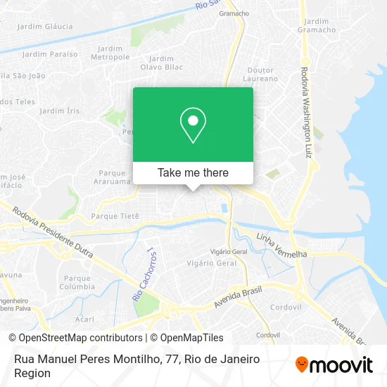 Rua Manuel Peres Montilho, 77 map