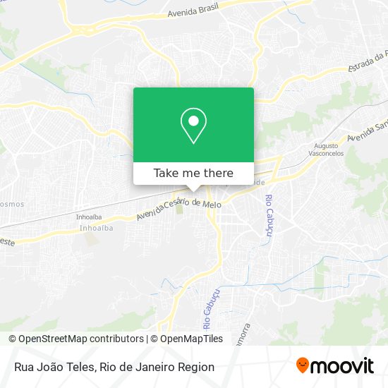 Mapa Rua João Teles