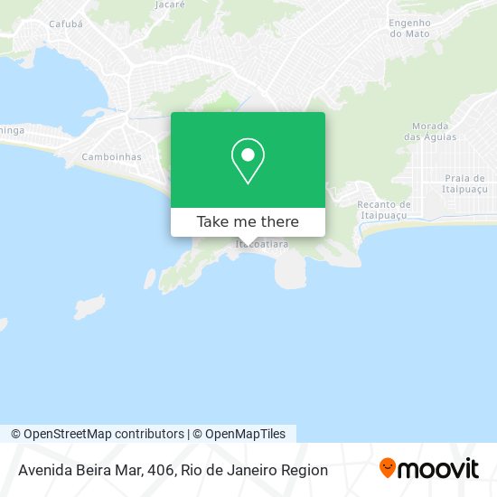 Mapa Avenida Beira Mar, 406