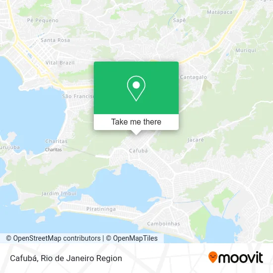 Cafubá map