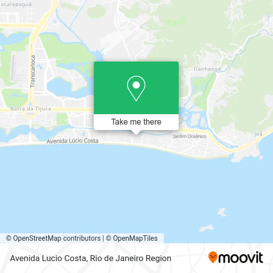 Avenida Lucio Costa map