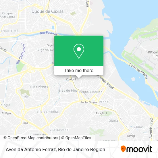 Avenida Antônio Ferraz map