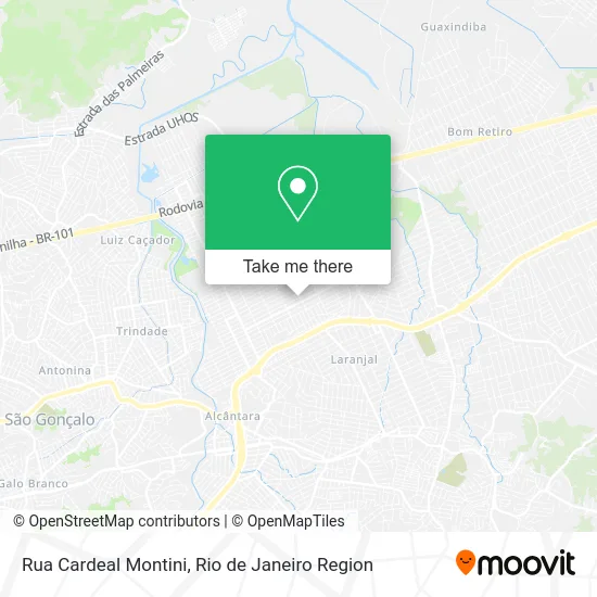 Rua Cardeal Montini map