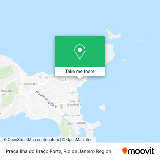Praça Ilha do Braço Forte map
