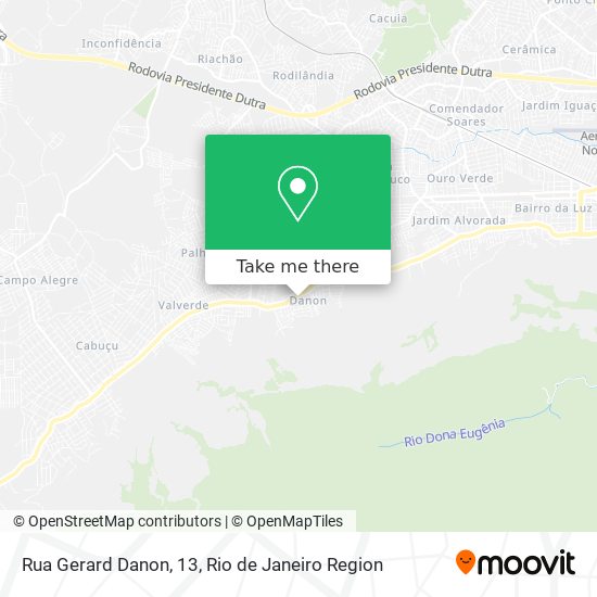 Rua Gerard Danon, 13 map