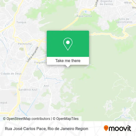 Rua José Carlos Pace map