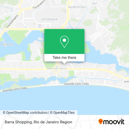 Barra Shopping map
