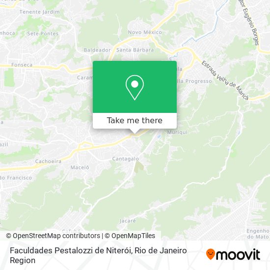 Faculdades Pestalozzi de Niterói map