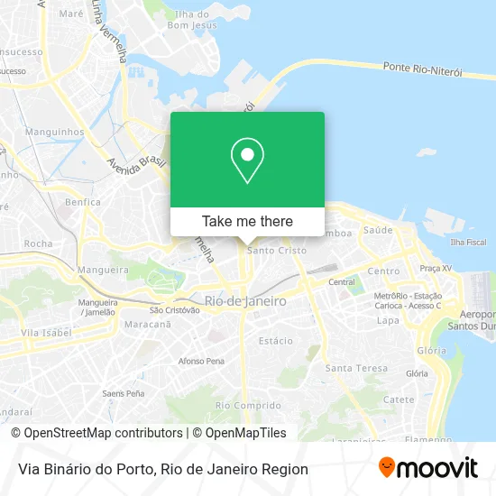 Via Binário do Porto map