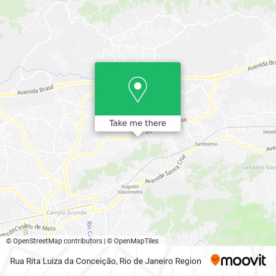 Mapa Rua Rita Luiza da Conceição