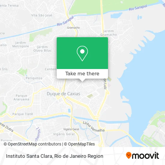 Instituto Santa Clara map