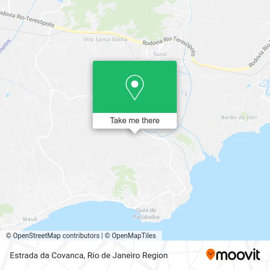 Estrada da Covanca map