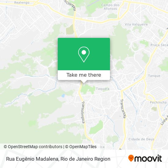Rua Eugênio Madalena map