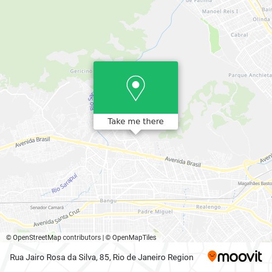 Mapa Rua Jairo Rosa da Silva, 85