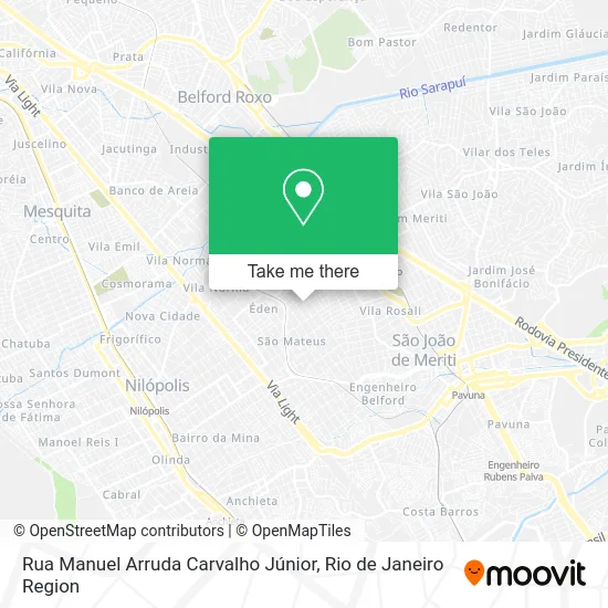 Rua Manuel Arruda Carvalho Júnior map