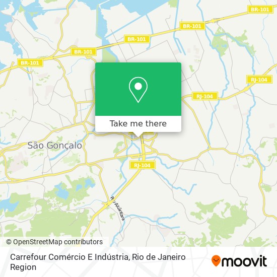 Mapa Carrefour Comércio E Indústria