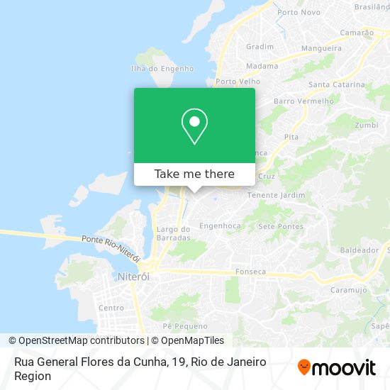 Mapa Rua General Flores da Cunha, 19