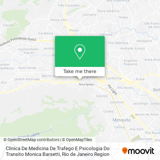 Mapa Clinica De Medicina De Trafego E Psicologia Do Transito Monica Barsetti