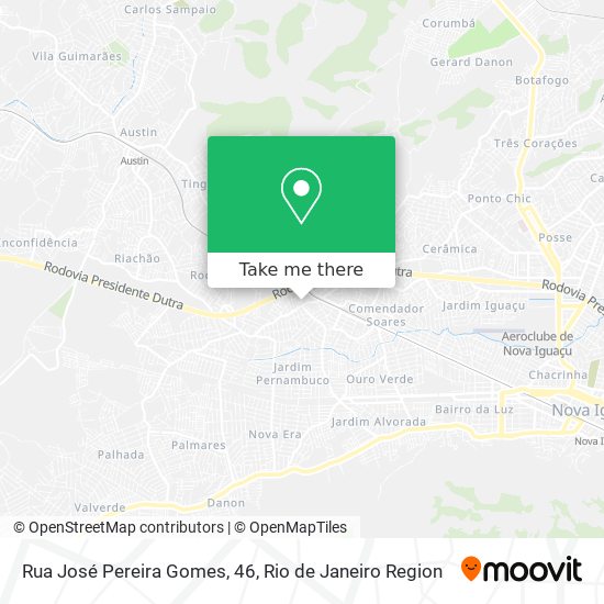 Mapa Rua José Pereira Gomes, 46