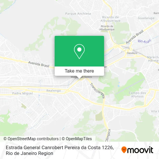 Estrada General Canrobert Pereira da Costa 1226 map