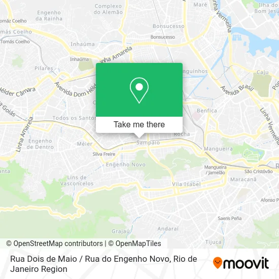 Rua Dois de Maio / Rua do Engenho Novo map