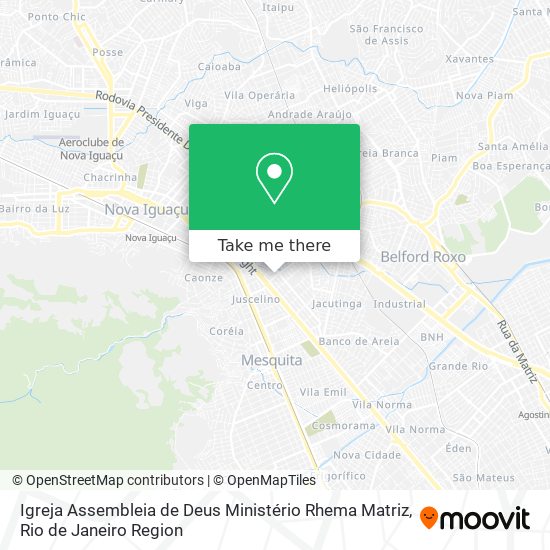 Igreja Assembleia de Deus Ministério Rhema Matriz map