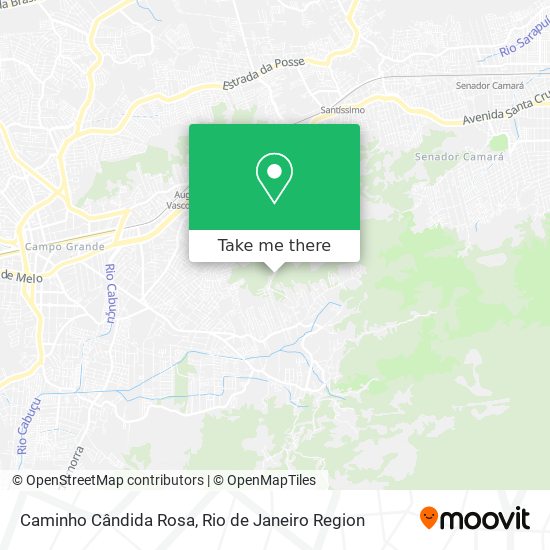 Caminho Cândida Rosa map
