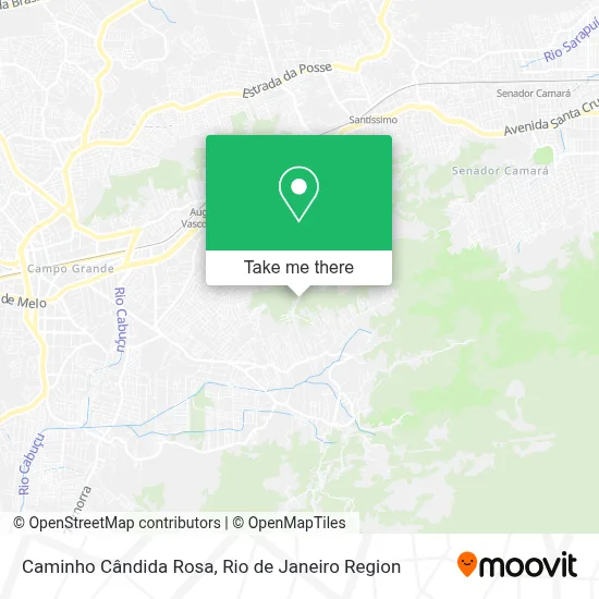 Caminho Cândida Rosa map