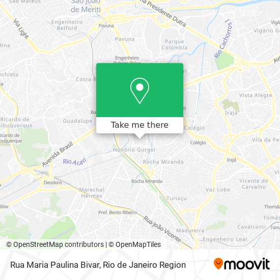 Rua Maria Paulina Bivar map