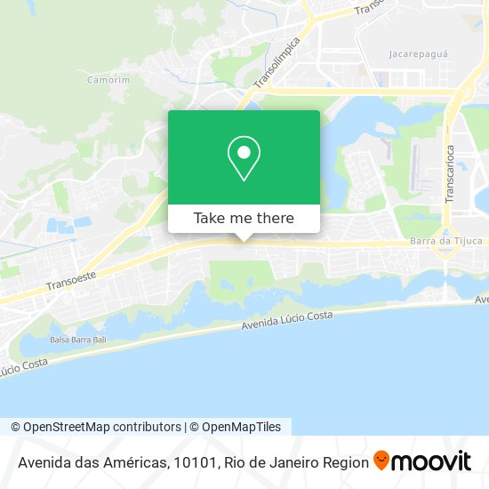 Avenida das Américas, 10101 map