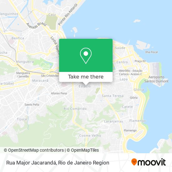 Rua Major Jacarandá map