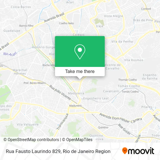 Rua Fausto Laurindo 829 map