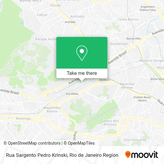 Rua Sargento Pedro Krinski map