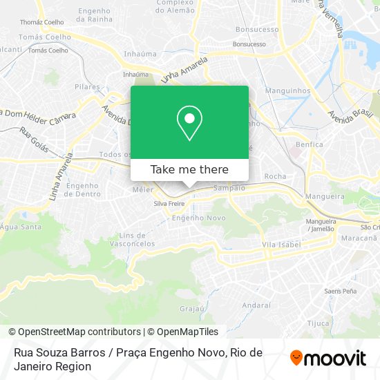 Rua Souza Barros / Praça Engenho Novo map