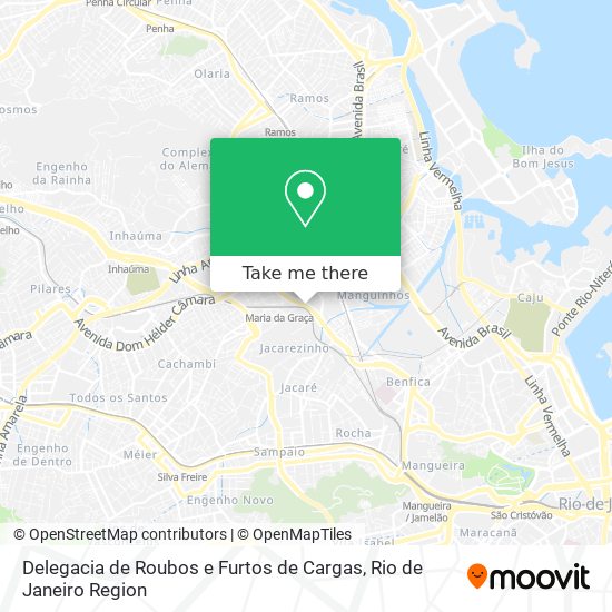 Delegacia de Roubos e Furtos de Cargas map