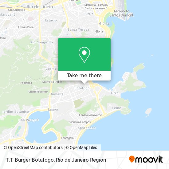 T.T. Burger Botafogo map