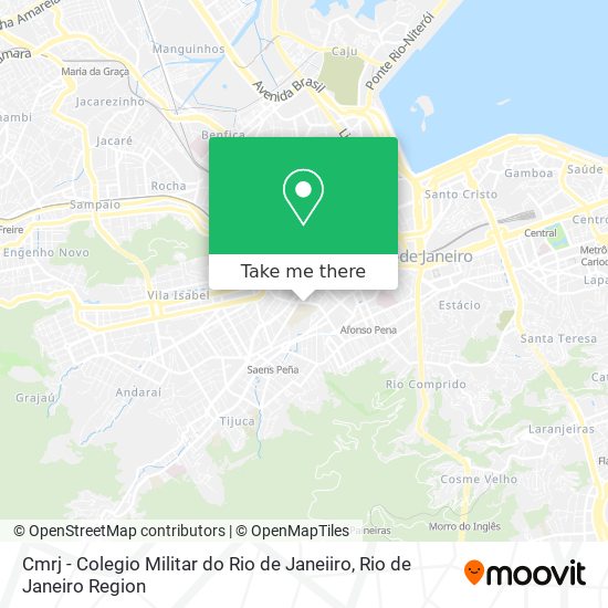 Cmrj - Colegio Militar do Rio de Janeiiro map