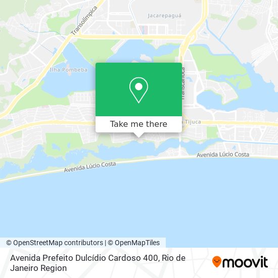 Avenida Prefeito Dulcídio Cardoso 400 map