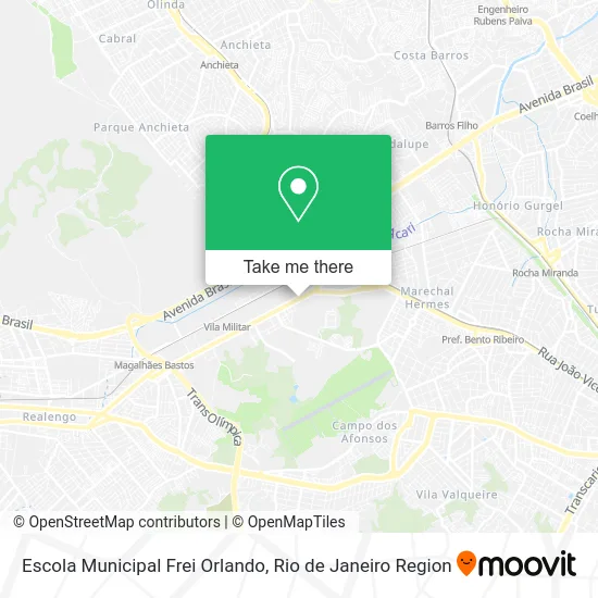 Escola Municipal Frei Orlando map