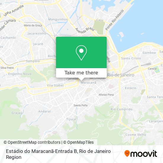Mapa Estádio do Maracanã-Entrada B