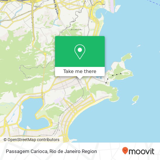 Passagem Carioca map